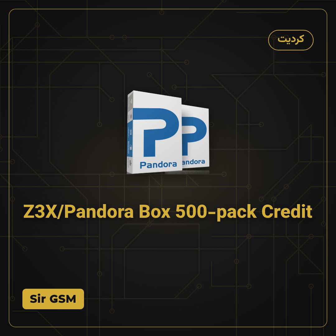Z3X/Pandora Box 500-pack Credit